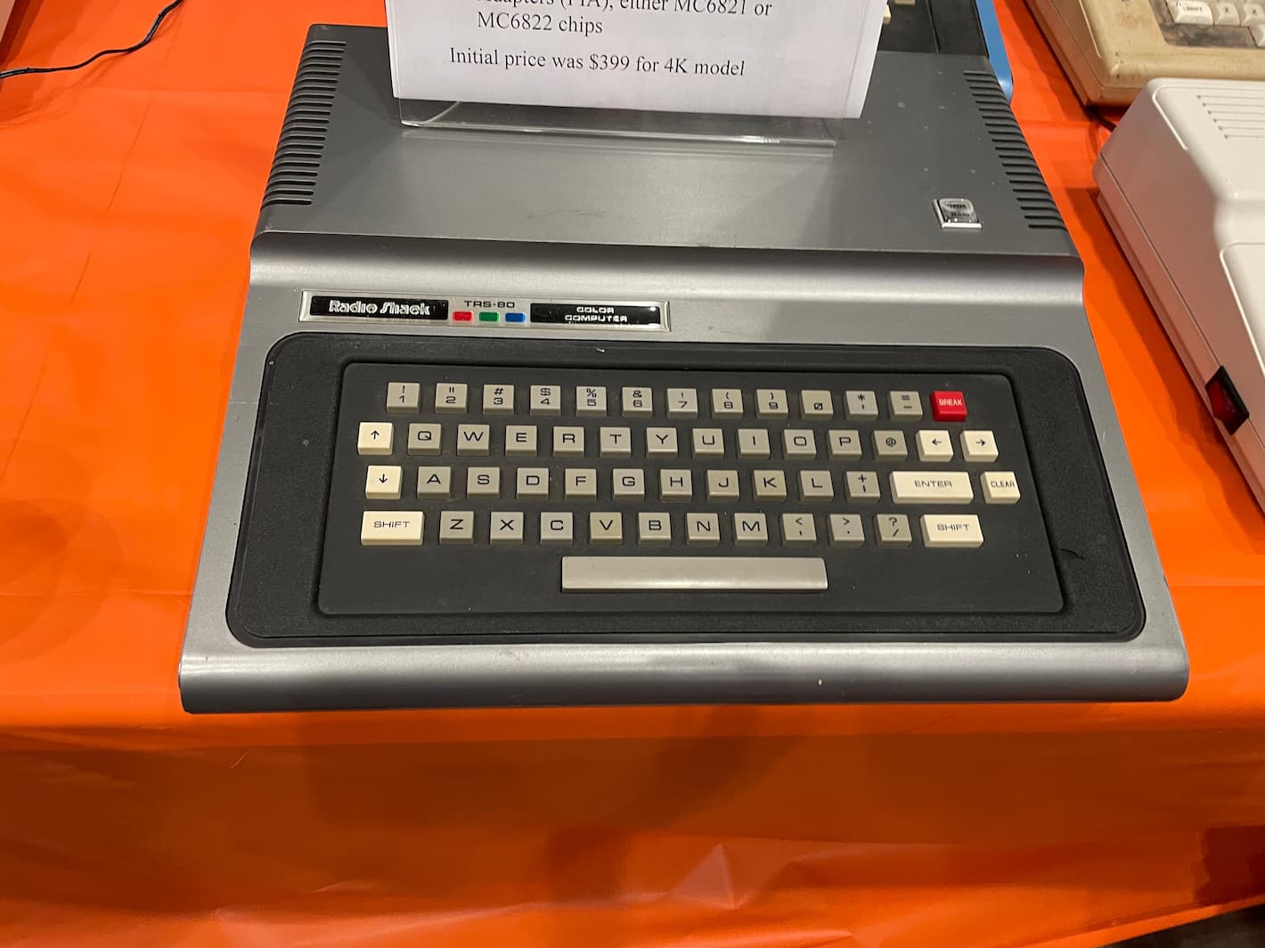 A Radio Shack TRS-80.